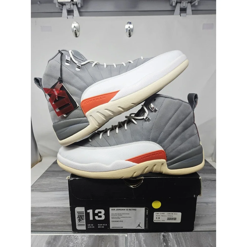 Nike Air Jordan Retro 12 Cool Grey SIZE 13 Authentic Basketball 2011 CLEAN + BOX
